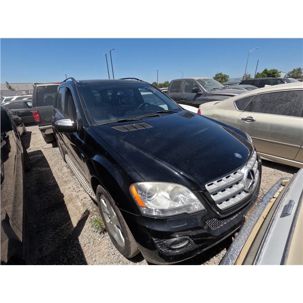 MERCEDES M CLASS 2010 JUNK RECEIPT-DONATION