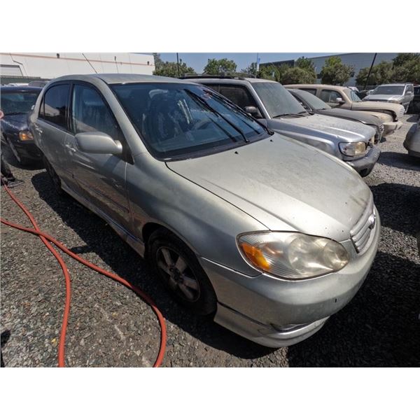 TOYOTA COROLLA 2003 SALV T/DONATION