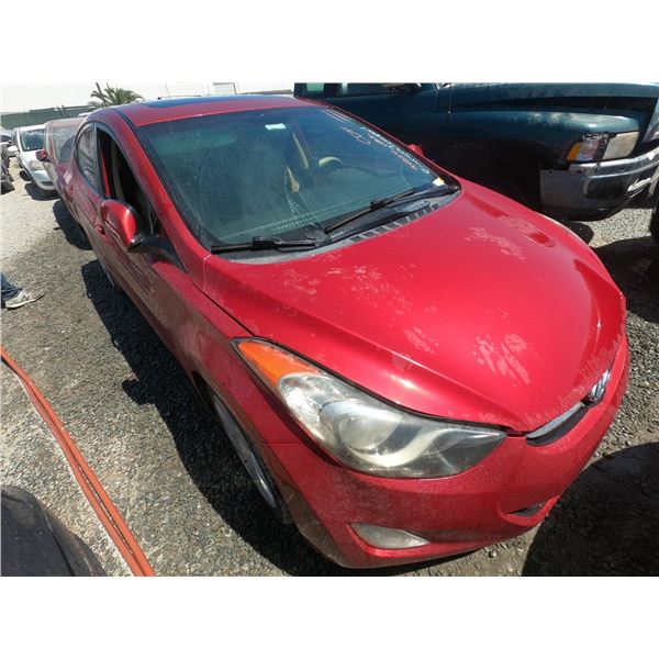 HYUNDAI ELANTRA 2011 O/S T-DONATION