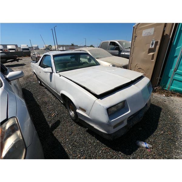 CHEV EL CAMINO 1987 SALV T/DONATION