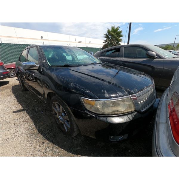 LINCOLN MKZ 2008 SALV T/DONATION