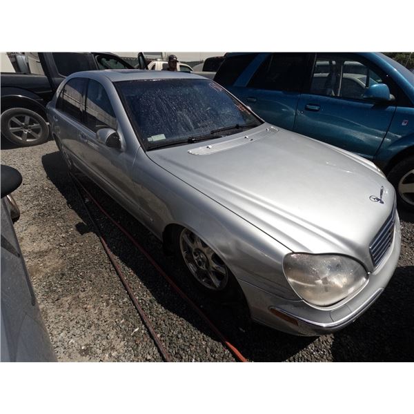 MERCEDES S CLASS 2002 T-DONATION
