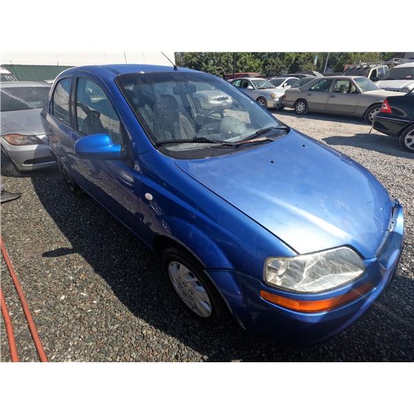 CHEV AVEO 2005 T-DONATION