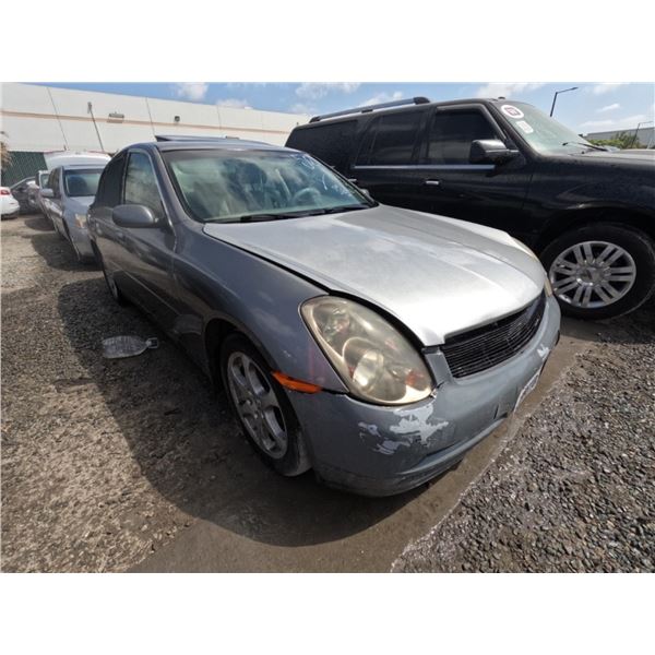 INFINITI G35 2004 SALV T/DONATION