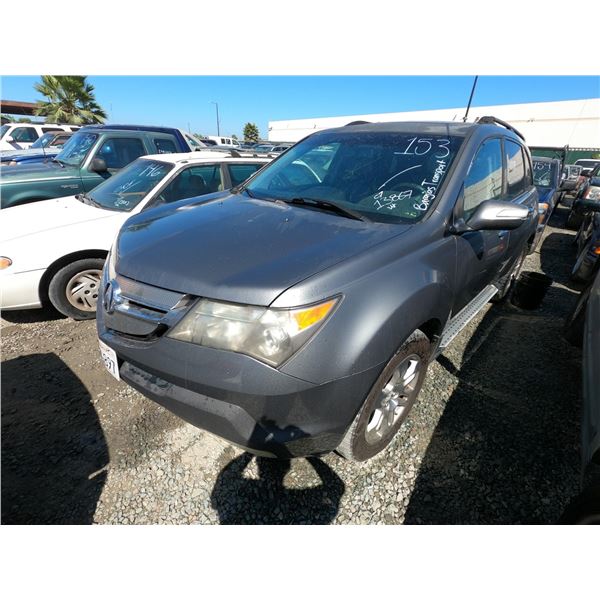 ACURA MDX 2009 T-DONATION