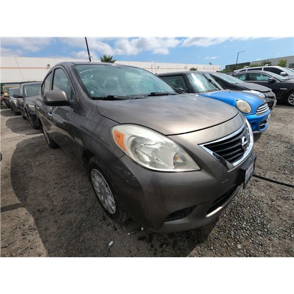 NISSAN VERSA 2012 T-DONATION
