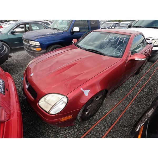 MERCEDES SLK CLASS 2004 SALV T/DONATION