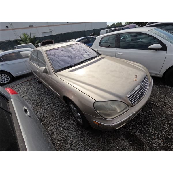 MERCEDES S CLASS 2001 T-DONATION