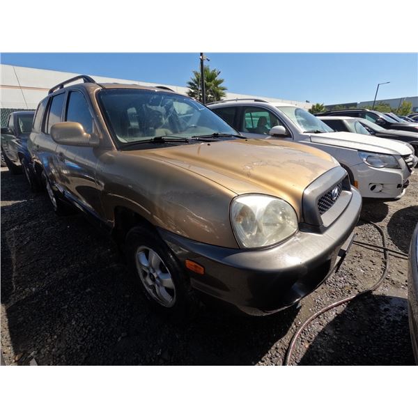 HYUNDAI SANTA FE 2002 T-DONATION