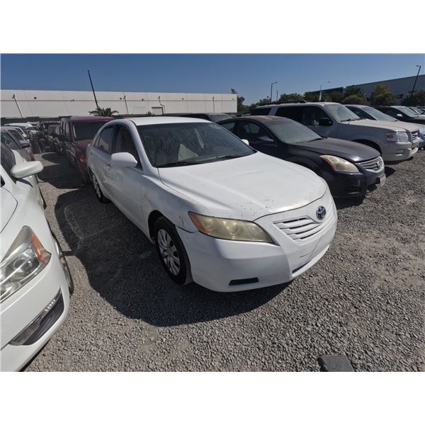 TOYOTA CAMRY 2007 JUNK RECEIPT