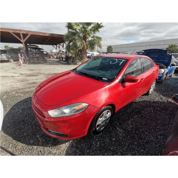 DODGE DART 2013 O/S-TITLE/TMU