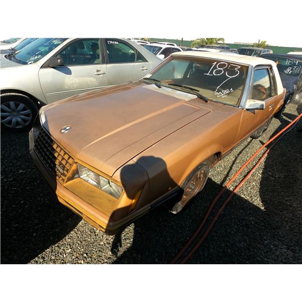 FORD MUSTANG 1980 T-DONATION
