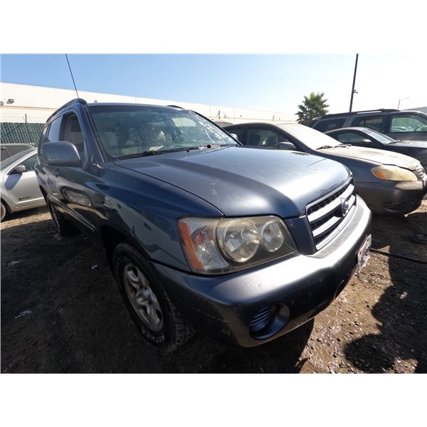 TOYOTA HIGHLANDER 2001 T-DONATION