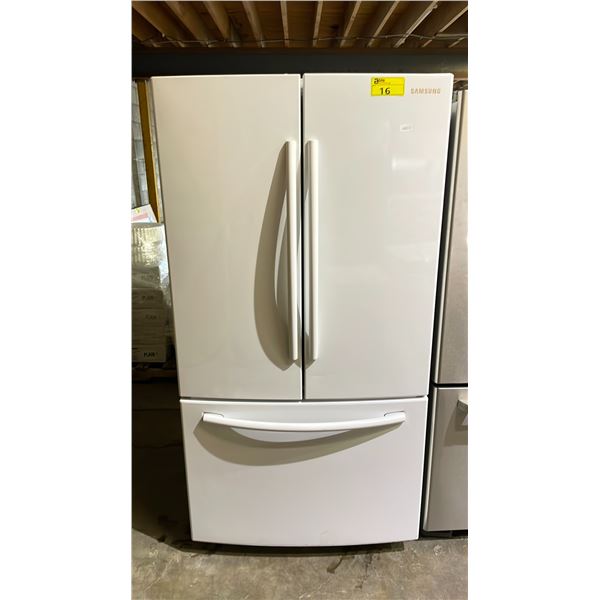 SAMSUNG FRENCH DOOR FRIDGE WITH ROLLOUT FREEZER 36"W
