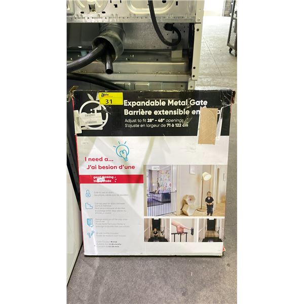EXPANDABLE METAL GATE 28"-48"