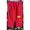 Image 2 : REFUGE ATHLETICS WIDE LEG RED SWEATPANTS *SIZE EXTRA SMALL - 1 PAIR*