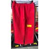 Image 2 : REFUGE ATHLETICS WIDE LEG RED SWEATPANTS *SIZE MEDIUM - 2 PAIRS*