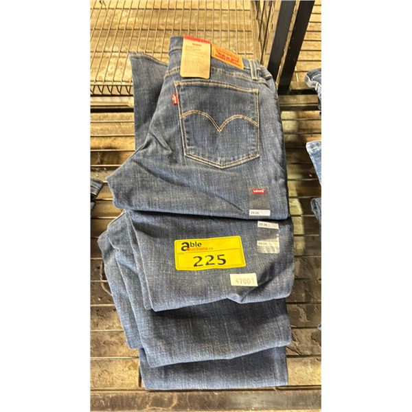 LEVIS 725 HIGH-RISE BOOTCUT JEANS *SIZE 29 28 - 5 PAIRS*