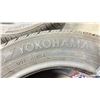 Image 2 : *NEW* (2) YOKOHAMA 185/55 R15 82V M+S VEHICLE PERFORMANCE TIRES