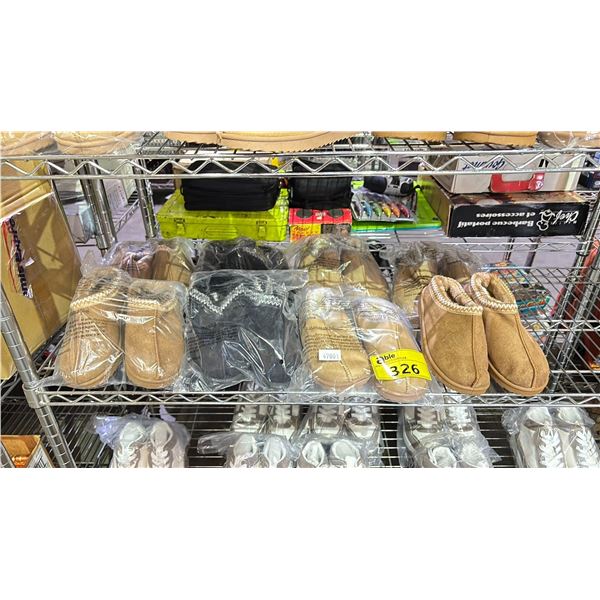 SHELF OF ASSORTED NEW SHOES