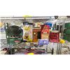 Image 1 : SHELF OF ASSORTED CAMPING LANTERNS, HEATER, ROPE & RADIO