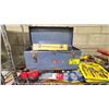Image 2 : BEACH TOOL BOX WITH CONTENTS, PLIERS SETS, MULTIPURPOSE BRUSH SET, JIG SAW BLADES, NON CONTACT