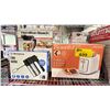 Image 2 : GOURMIA DIGITAL AIR FRYER OVEN, 2 SLICE TOASTER, 5 SPEED HAND MIXER, MULTIBLEND BLENDER & SILICONE
