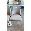 Image 2 : PAIR OF MATCHING GREY UPHOLSTERED DINING CHAIRS