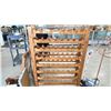 Image 1 : 64 BOTTLE WINE RACK. PINE. 48 X 38.5 X 9.75 INCHES