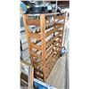 Image 2 : 64 BOTTLE WINE RACK. PINE. 48 X 38.5 X 9.75 INCHES