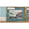 Image 3 : 2 8"X10' FRAMED PRINTS.  ARTIST JILL CAMPBELL, SALTSPRING ISLAND. DETAILS ON BACK