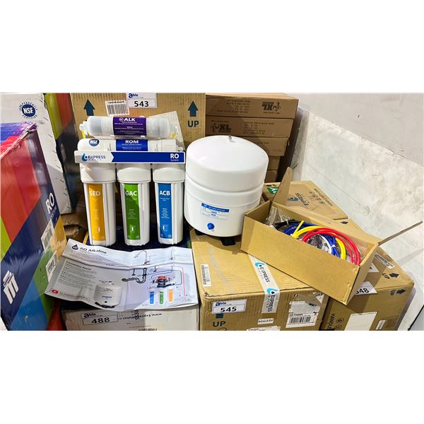 EXPRESS WATER REVERSE OSMOSIS WATER FILTRATION SYSTEM *MAY OR MAY NOT CONTAIN FILTERS*