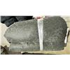 Image 2 : 2 BLACK THROW BLANKETS, CAT BLANKET & A SMALL RUG WITH BAG OF ANTI SLIP GRIPS