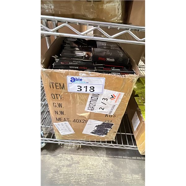 BOX OF 'DIRTY MINDS' CARD GAME