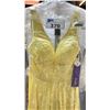 Image 2 : LADIVINE LIGHT YELLOW SIZE 4 DRESS