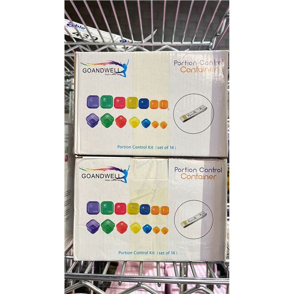 GOANDWELL 14 PIECE PORTION CONTROL CONTAINERS