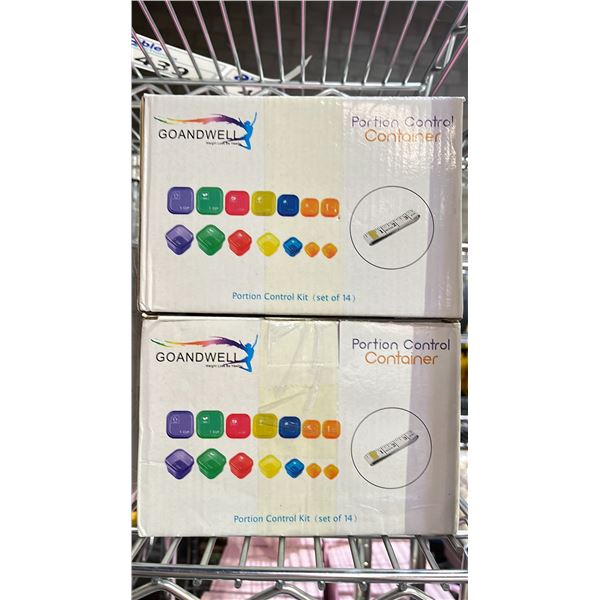 GOANDWELL 14 PIECE PORTION CONTROL CONTAINERS