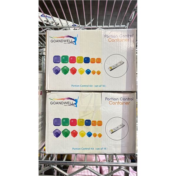 GOANDWELL 14 PIECE PORTION CONTROL CONTAINERS