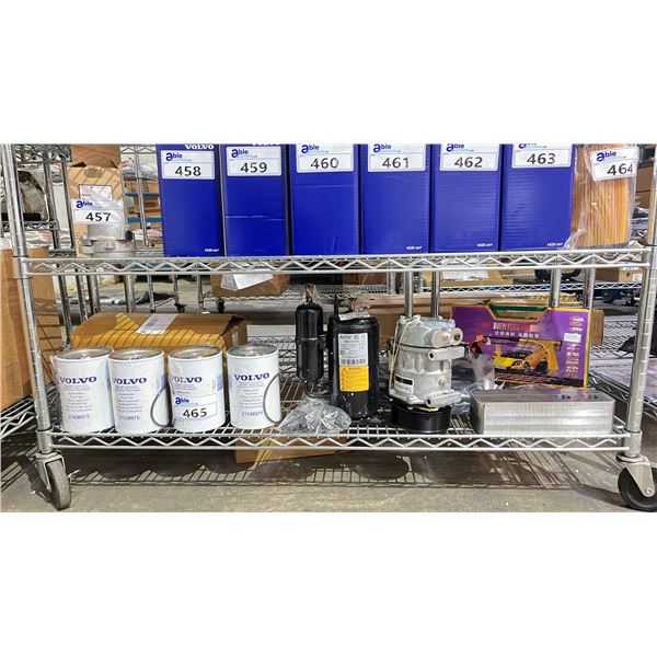 VOLVO FUEL FILTERS, MITSUBISHI SNB110FGAMC ROTARY COMPRESSOR, TIRE PUMP KIT & MORE