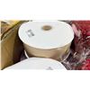Image 2 : BOX OF ASSORTED FABRIC & SEQUIN ROLLS