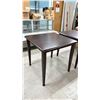 Image 2 : *DISPLAY* CAPPUCCINO FINISH WOODEN SQUARE TABLE - 32"W X 32"D X 30"H