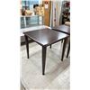 Image 2 : *DISPLAY* CAPPUCCINO FINISH WOODEN SQUARE TABLE - 32"W X 32"D X 30"H