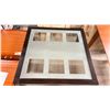 Image 2 : *DISPLAY* WEDGEWOOD FURNITURE DARK WOODEN SQUARE TABLE WITH GLASS TEMPERED TOP  - 36"W X 36"D X 29"H
