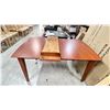 Image 2 : *IN BOX* CHERRY LOOK DINING TABLE WITH LEAF - 60"W X 40"D X 30"H (LEAF ADDS 12")
