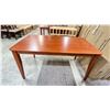 Image 2 : *IN BOX* CHERRY LOOK DINING TABLE - 59"W X 35.5"D X 30"H