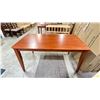 Image 2 : *IN BOX* CHERRY LOOK DINING TABLE - 59"W X 35.5"D X 30"H