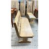 Image 2 : *IN BOX* LIGHT WOODEN BENCH - 48"W X 16"D X 33"H