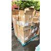 Image 1 : PALLET OF HOME  GOODS - PLAYING CARDS, MINI CHRISTMAS TREES, ROUND TILE SETS, WOODEN