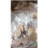 Image 4 : PALLET OF HOME  GOODS - PLAYING CARDS, MINI CHRISTMAS TREES, ROUND TILE SETS, WOODEN