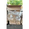 Image 1 : PALLET OF HOME GOODS - PLASTIC WREATHS, WOODEN WREATHS, DECOR WREATHS & MORE *MUST TAKE ALL ON